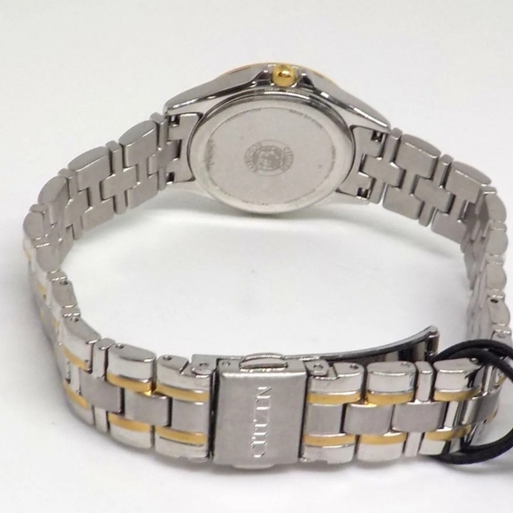 **SOLD** Citizen Ladies' Eco-Drive Crystal Watch with Blue Dial - Picture 9 of 9